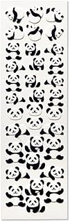 G.C.PRESS（ジーシープレス）シール 起毛 パンダ 133-39[165x 50mm] 34ピース ステッカー