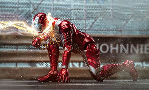 Ovonni Ironman Mk5 Action Figure,7 Inch Exquisite Painting All Joints Movable Collection Toy #TOP6
