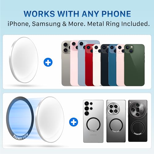 Espejo de vlogging para iPhone y Android ideal para grabar tutoriales de viaje con cámara principal 6