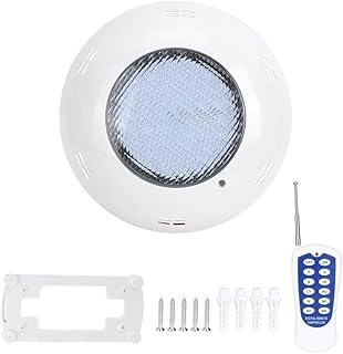 Luz de piscina DEWIN 12V 45W, LED de mudança de cor subaquática RGB com luz de LED submersível remota IP68 à prova d'água LED embutida para piscina