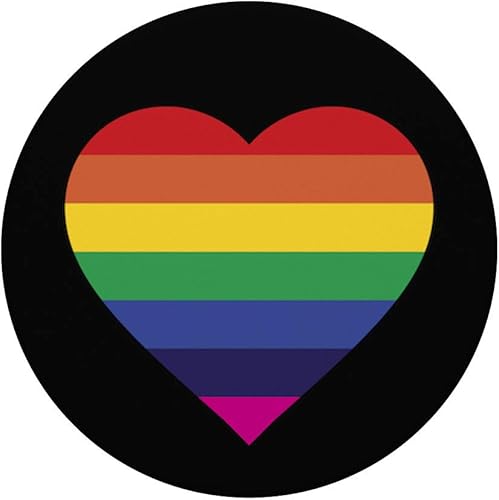 Miniatura 3 de LGBT Gay Pride LGBTQ - Bandera de arcoíris con forma de corazón para teléfono y tableta