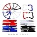 Coolplay Spare Parts Main Blade Propeller Protectors Blades Frame Landing Skid Included Mounting Screws Replacement for Syma X5 X5C X5C-1 RC Quadcopter