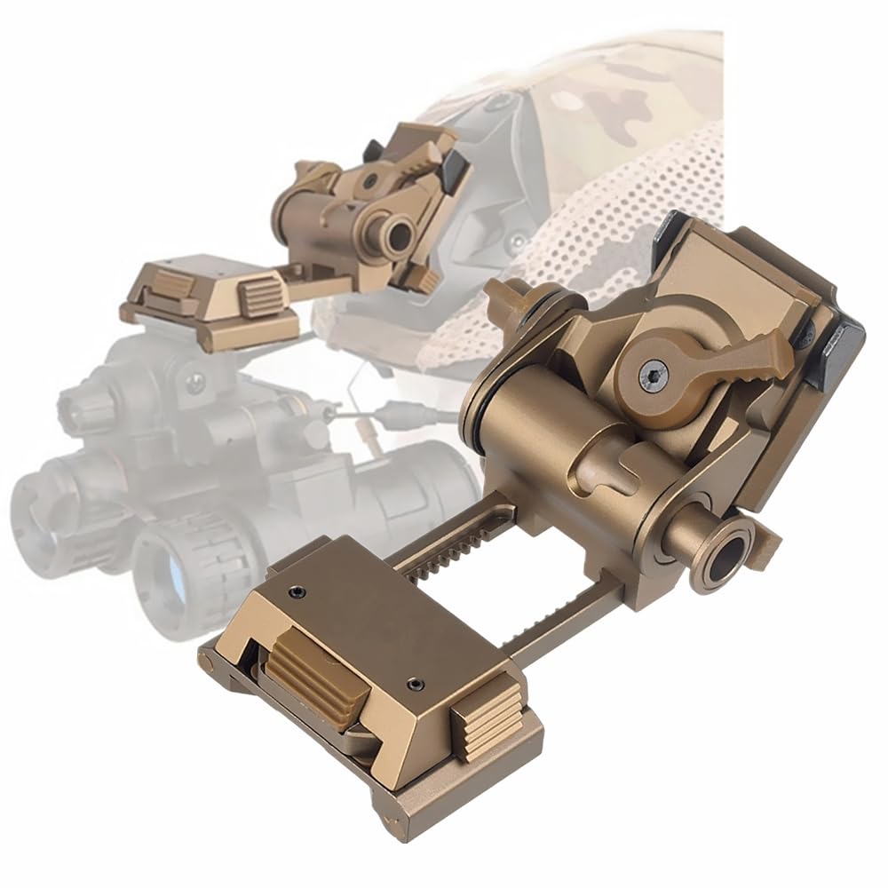 Amazon.co.jp: haoguizheng L4G24 金属製ヘルメットアダプター,NVG