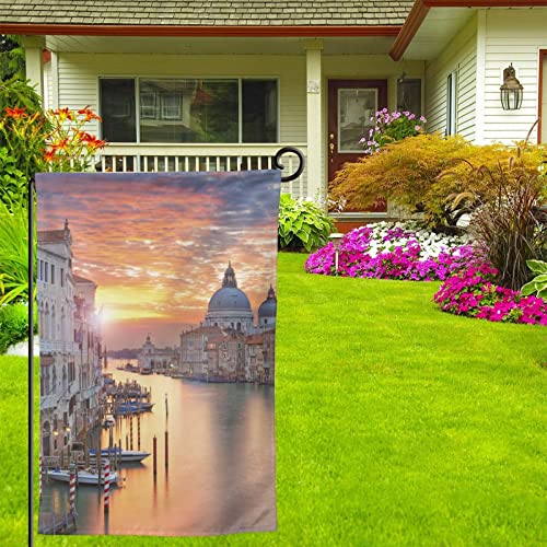 Drapeau de jardin Grand Canal double face avec impression haute définition résistante - 3