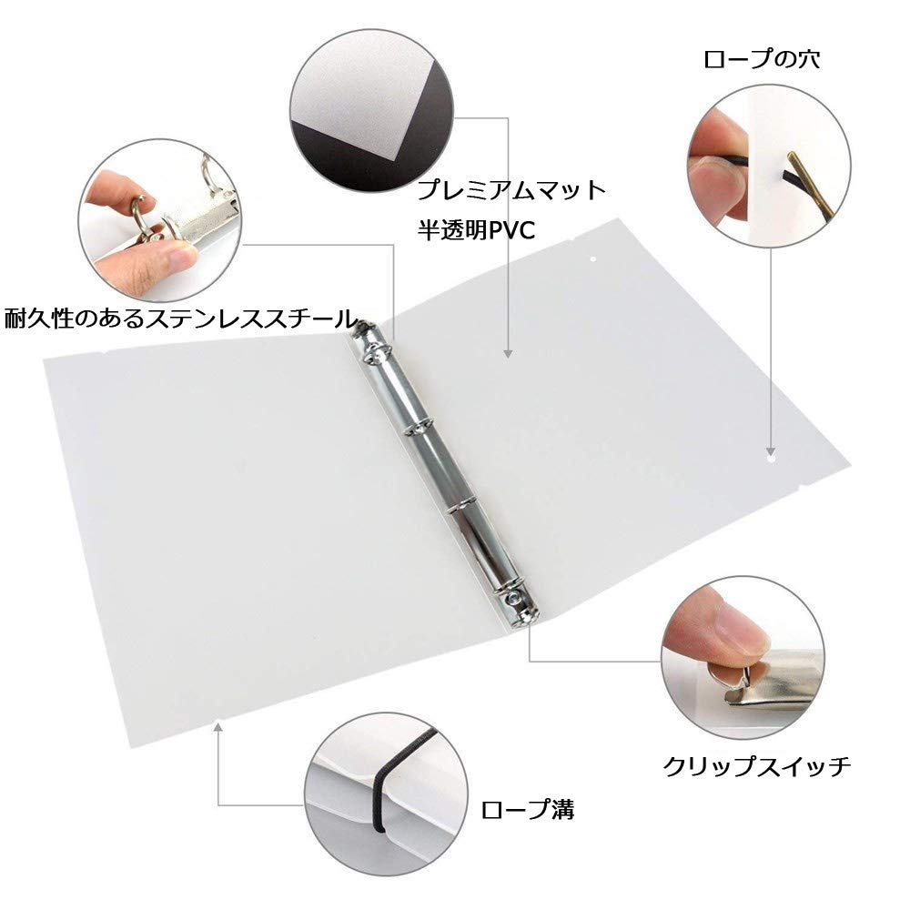 Amazon.co.jp: トレーディングカード バインダー ファイル リング