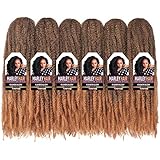 ToyoTress Marley Hair Crochet Braids - 24 Inch 6 Packs T27 Ombre Gold , Afro Kinky Curly Marley...