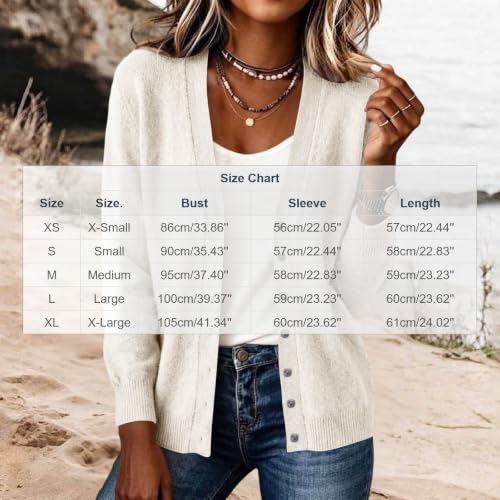 Womens Cardigan Sweaters Lightweight Soft Knit Sweater Fall Outfits - image 4
