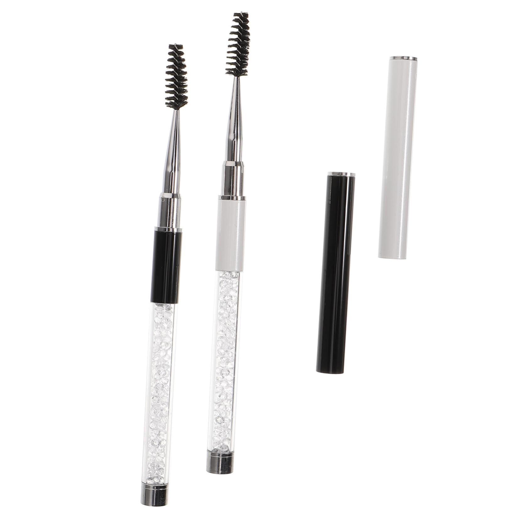 minkissy 2pcs Eyelash Mascara Brush Applicator for Wispy Lashes Lash Brushes for Eyelash Separation Travel Size Makeup Tools