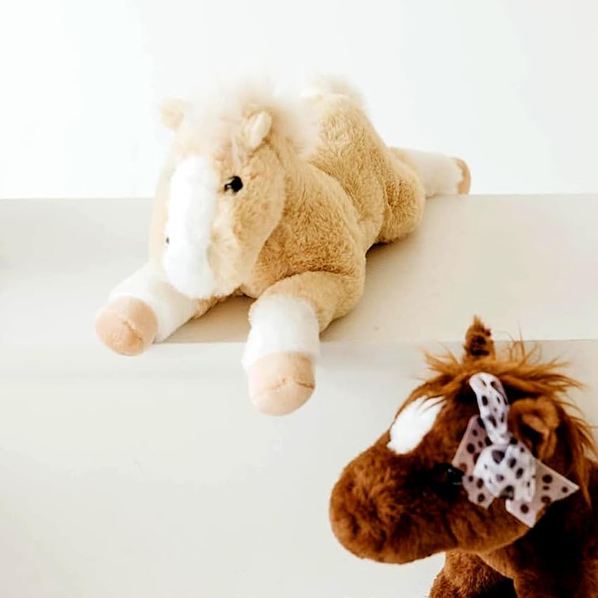 Miniatura 3 de The Petting Zoo Floppy Palamino - Peluche de caballo de peluche, regalos para niños, animales salvajes de corral Onez, juguete de peluche de caballo