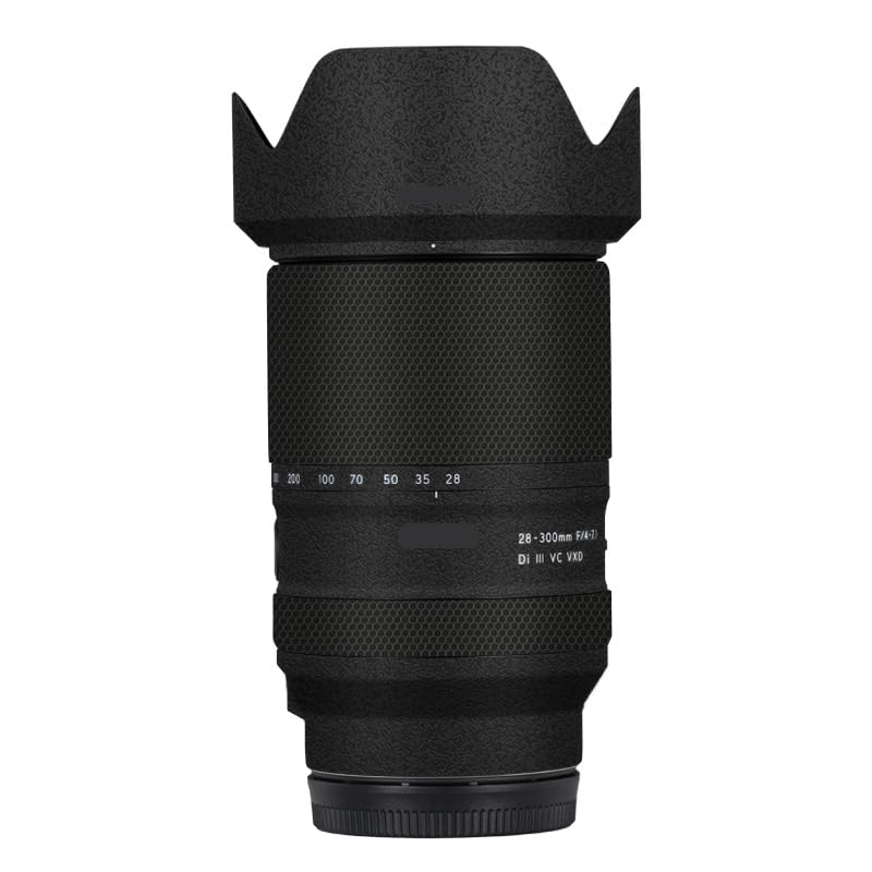 Autocollant Tamron 28-300 mm Sony film protection objectif noir