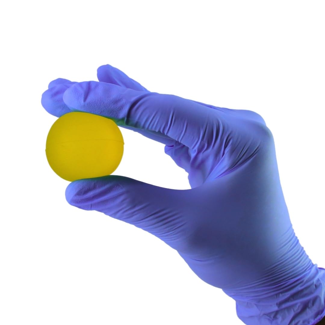 Bos Medicare Surgical® Extra Soft Silicone Gel Ball | Yellow Hand Exercise Ball for Stress Relief & Finger Therapy | Small Size | Reusable Grip Strengthener for Office, Home, and Physical Rehab