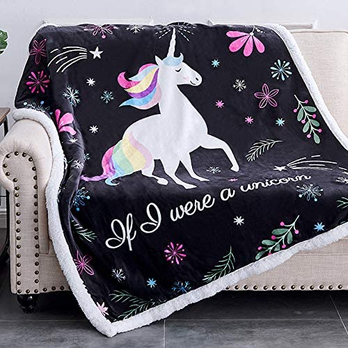 Buy Unicorn Blanket Gifts for Girls Ideas Soft Cute Unicorn Party