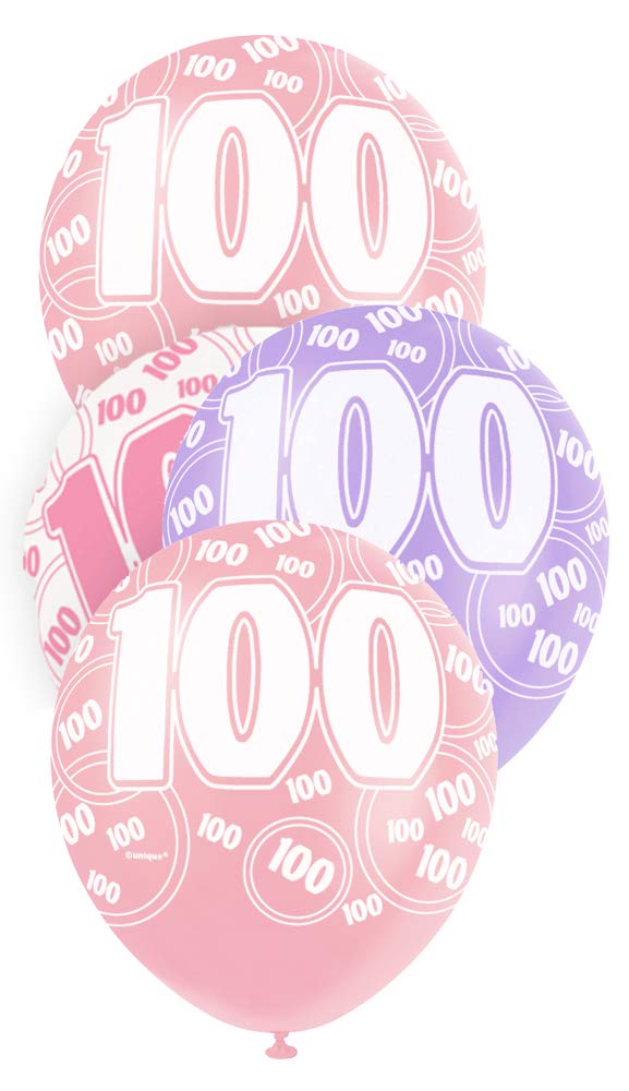 Unique Party 92068 - 9ft Foil Glitz Pink Happy 80th Birthday Banner — view 62