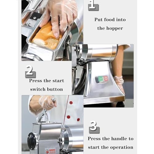 Rallador eléctrico comercial DFEDHF 550W miniatura 4