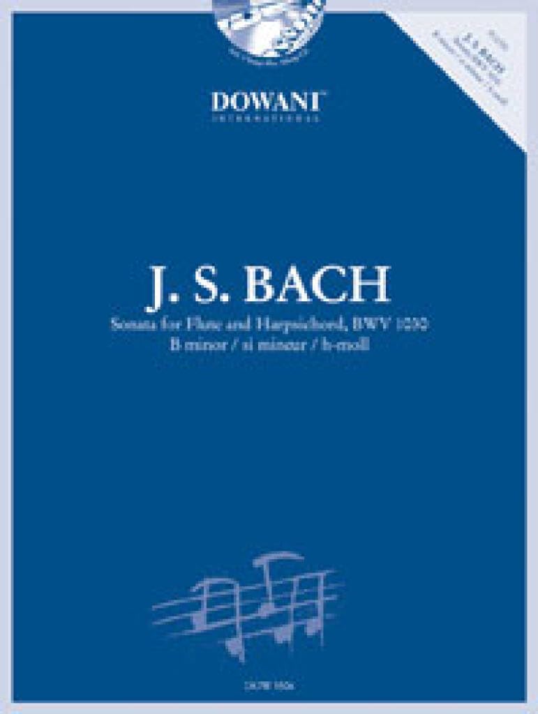 Sonate BWV 1030 flûte traversière CD partition musique classique Bach en si mineur h-moll