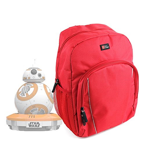 DURAGADGET Mochila Roja para Drone BB 8 Star Wars   Funda Impermeable: con Asas Regulables
