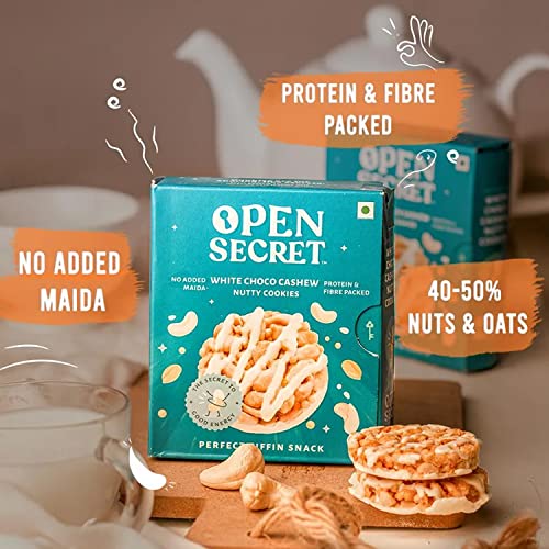 Image of Open Secret | High Protein, No Added Maida, Assorted Biscuits (24 x 1 = 24)