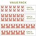 U-Shaped Felt Callus Cushion Pads - Bukihome 36 CT Heel Pads for Shoes,Protects Heel,Foot and Toes from Rubbing and Friction,Self-Stick Adhesive Felt Cushions for Callus and Corn