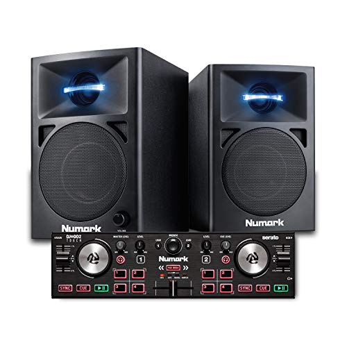 DJ2GO2 Touch – Controller compatto USB a 2 canali con Serato DJ Lite (incluso) per Mac e PC; mappatura MIDI per l'uso con altri rinomati software per DJ (incluso Virtual DJ)