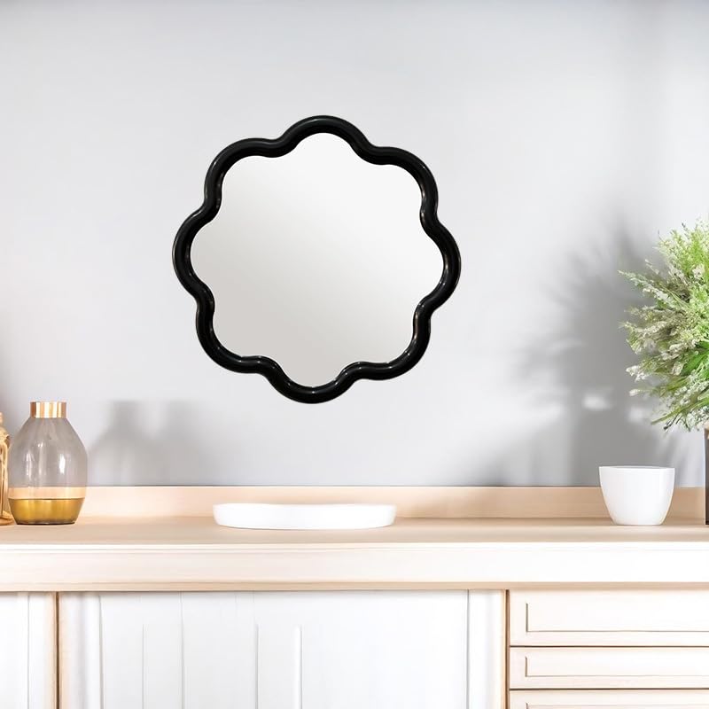 Miroir mural deco pour le salon et la chambre à coucher design chic 40cm - 3