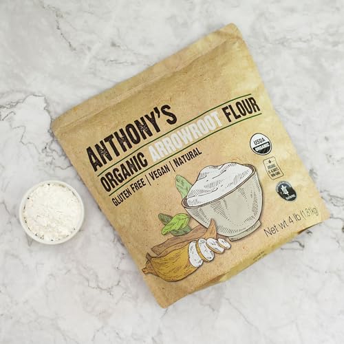 Anthony's Organic Arrowroot Flour, 4 lb, Batch Tested Gluten Free, Non GMO, Vegan - image 6