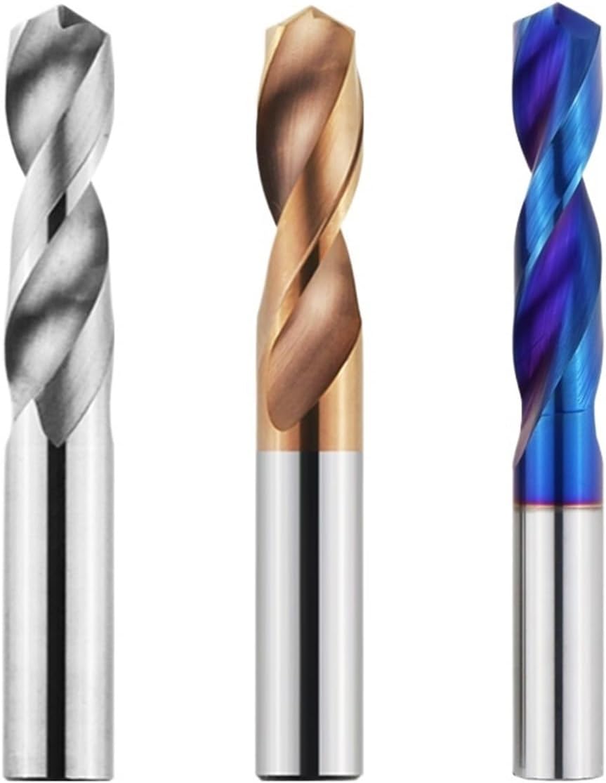 Carbide Drill Bits Hard Metal Drills Tungsten Steel Twist Drill Bit For Metalworking CNC Lathe Drilling Tools 1.0-20.0mm(HRC45,2.4mm)