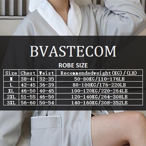 Luxury Robes For Men Cotton Bathrobe Microfiber Robe Double Layered Fabric SPA Hotel Robes3
