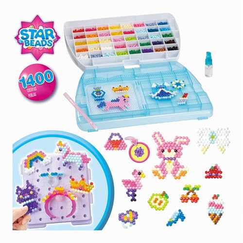 Aquabeads 31914 Maletín Deluxe manualidades infantiles limpias sin plancha ni desorden 3