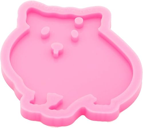 Miniatura 3 de Llavero con forma de conejillo de indias, molde de silicona para llavero, colgante, molde de arcilla polimérica, collar, joyería, molde de silicona