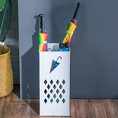 Porte-parapluie peu encombrant avec bac d'égouttement métal - 8