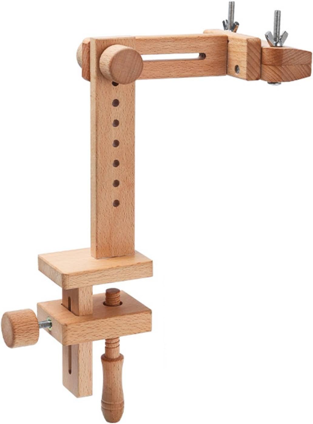 Gralara Tabletop Embroidery Stand Desk-Mounted Embroidery Stand with Clamp Firm Hold Needlework Holder for Crafters, Craft Room