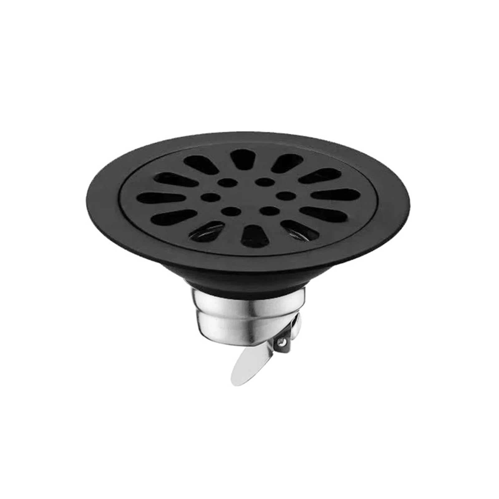 Jobaojiang Round Shower Floor Drain Backflow Preventer Sewer Drainer Shower For Bathroom Toilet Kitchen Balcony(Round)
