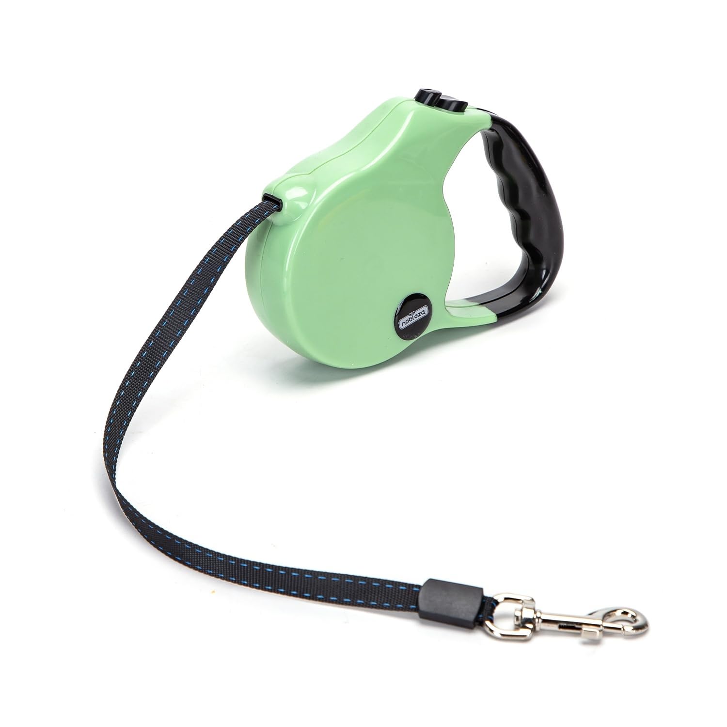 Automatic leash for dogs up to 15 kg, 3M length, locking system, ideal for controlled walks and training, Monochrome - Image 3