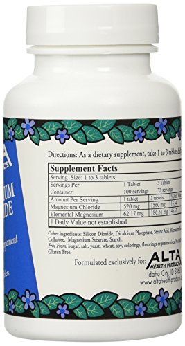 Alta Health Alta Health Magnesium Chloride 100 (Pack Of 2), 100 Count #TOP1