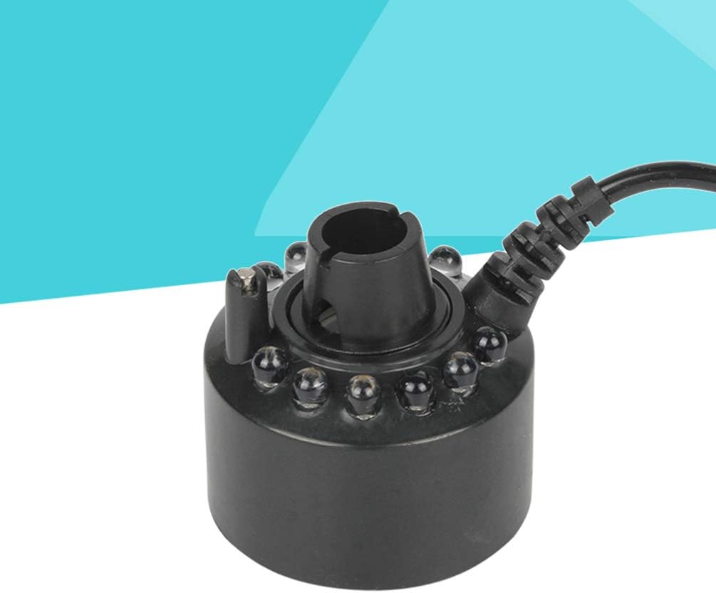 Balacoo LED Mist Maker Mini Mister Fogger Water Fountain Pond Fog Machine Atomizer Air Humidifier for Water Fountain Pond Rockery Vase Birdbath Decor : Home & Kitchen