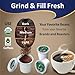 288 iFillCup Pods - Use Your Favorite Coffee, Fits all K Cup Brewers, Save $Hundreds, Holds 50% More Coffee for a Richer or a Larger Brew for Morning Commute (Green)