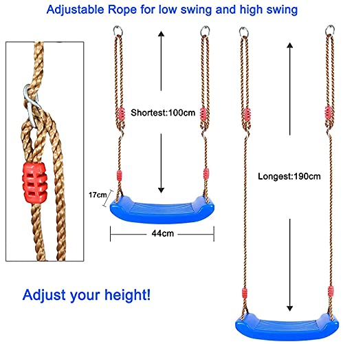 CutieClub Altalena da Giardino per Bambini, Sedile...