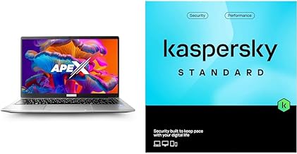 ULTIMUS APEX Laptop Intel Celeron Dual Core 8 GB LPDDR4 512 GB SSD Expandable~1TB 14.1 FHD IPS Laptop Anti-Glare Ul + Kaspersky Standard 1 Device 1 Year (Physical Pack)