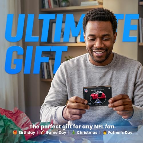 Image of LED Car Door Light - Officially Licensed NFL Wireless Projector - Show Your Team Pride - Battery Powered, Easy Install