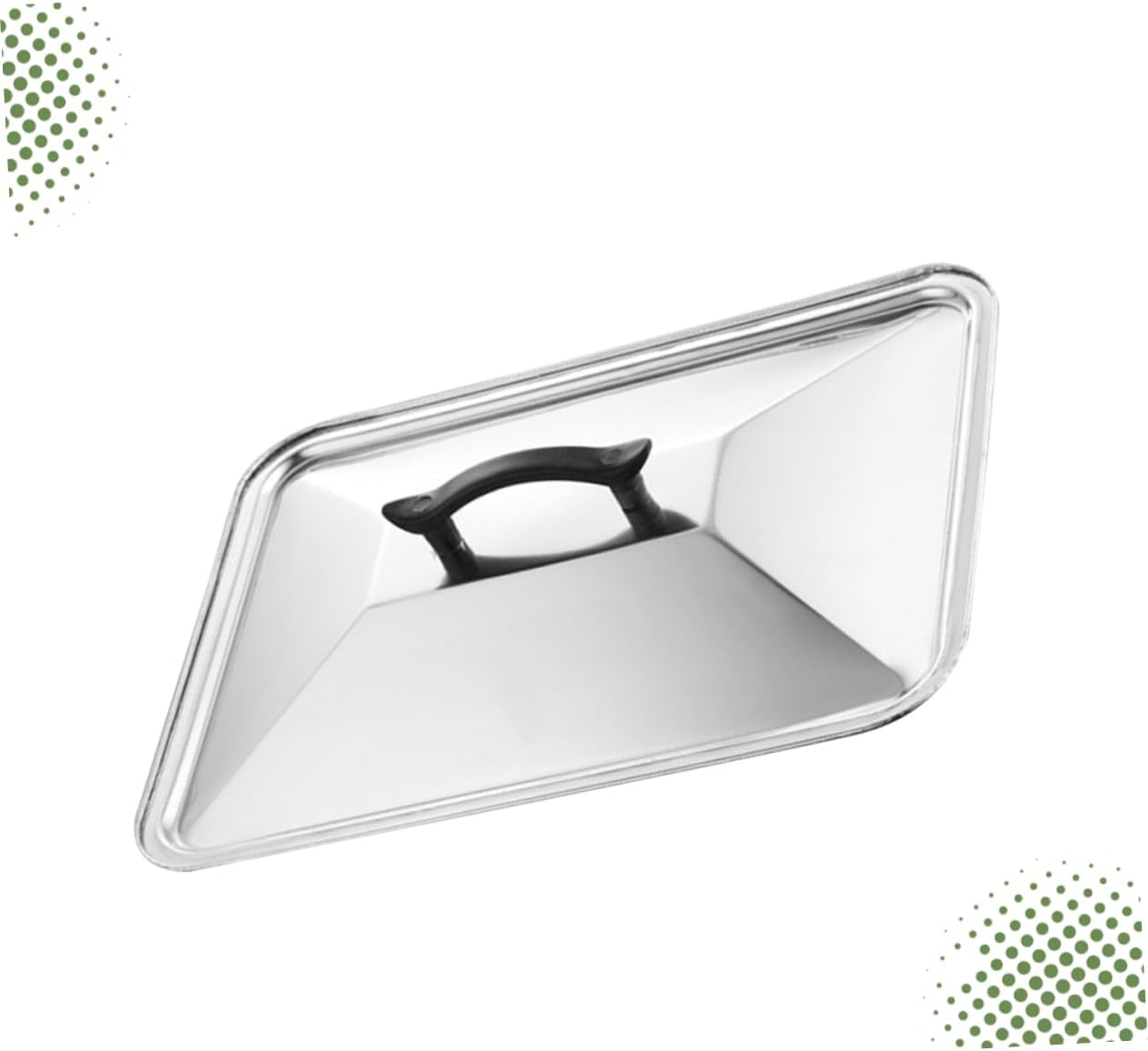 Stainless Steel Pot Lid Large Square Rectangular Pan Cover Anti Oil Splashing Cooking Tool