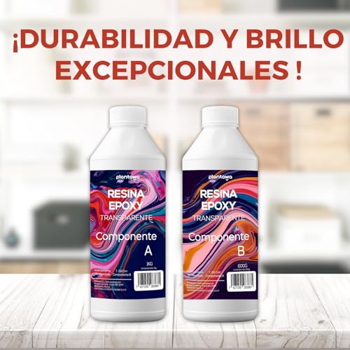 Resina Epoxi Transparente 1,6kg para Manualidades y Joyería - Fernando Cortés