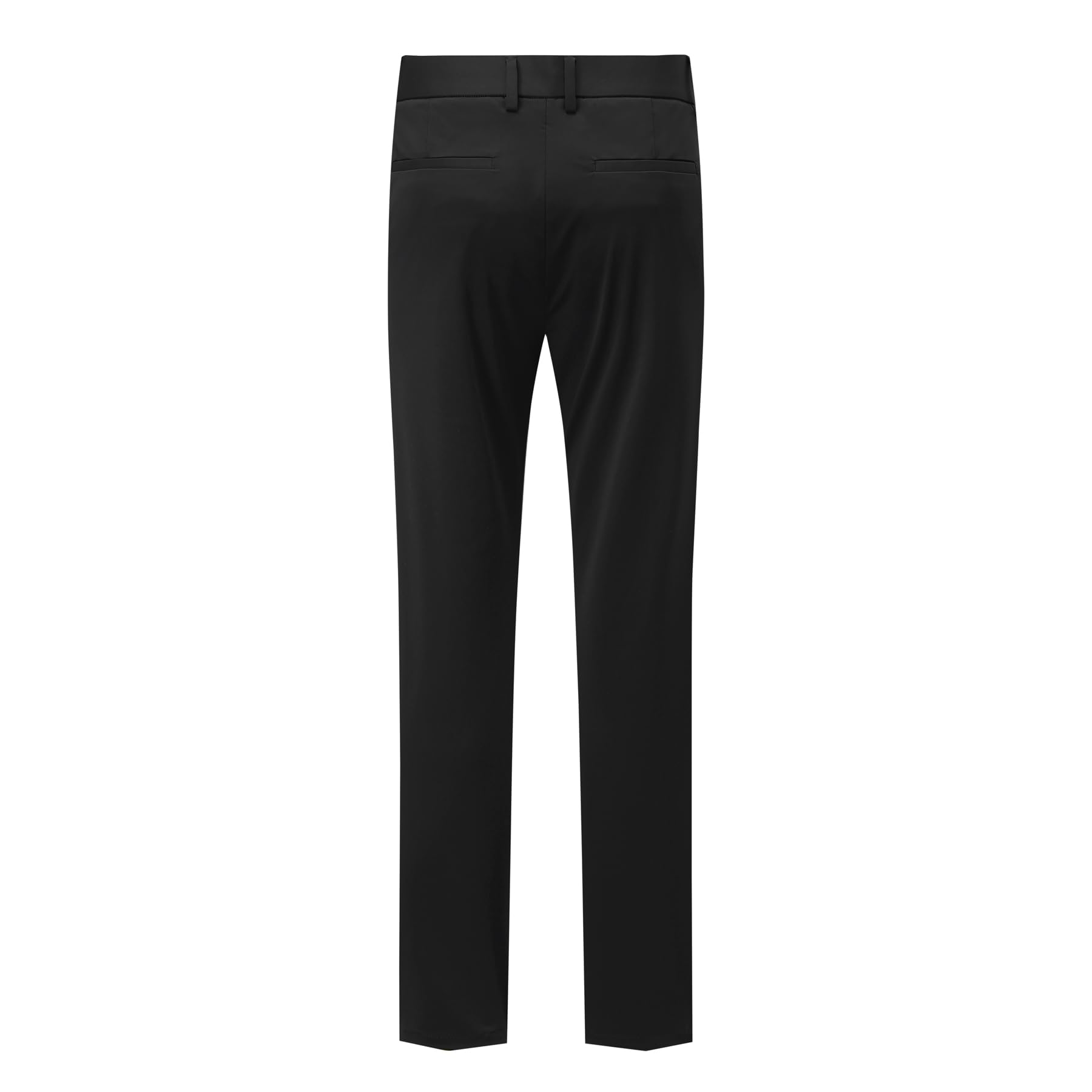 YFFUSHI Pantalones de hombre elegantes ligeros efecto seda helada elásticos sin arrugas para verano y negocios