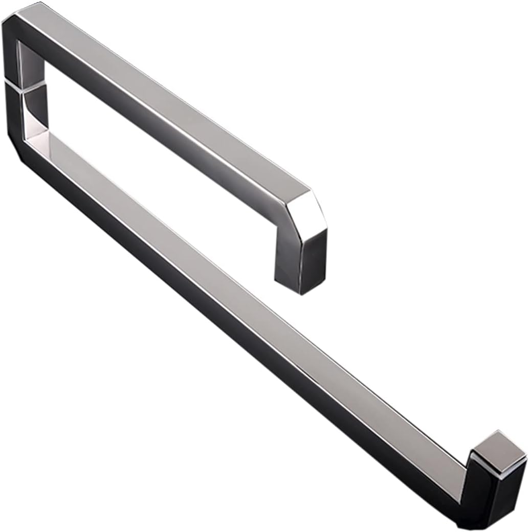 バスルームドアハンドル ステンレススチール ポリッシュ仕上げ シャワープルドアノブ グラブバー シャワーエンクロージャースクリーンに