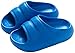 Ciabatte Morbide Pantofole a Cuscino per Bambini Scarpe da Nuvola Ciabatta da Spiaggia e Piscina Infradito da Casa per Bagno Blu 150MM=20/21EU