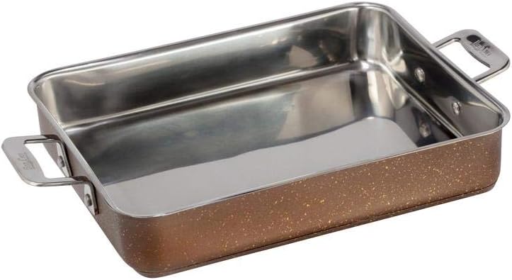 Bon Chef HOTSTONE Coffee CUCINA Small Square PAN - Induction Bottom