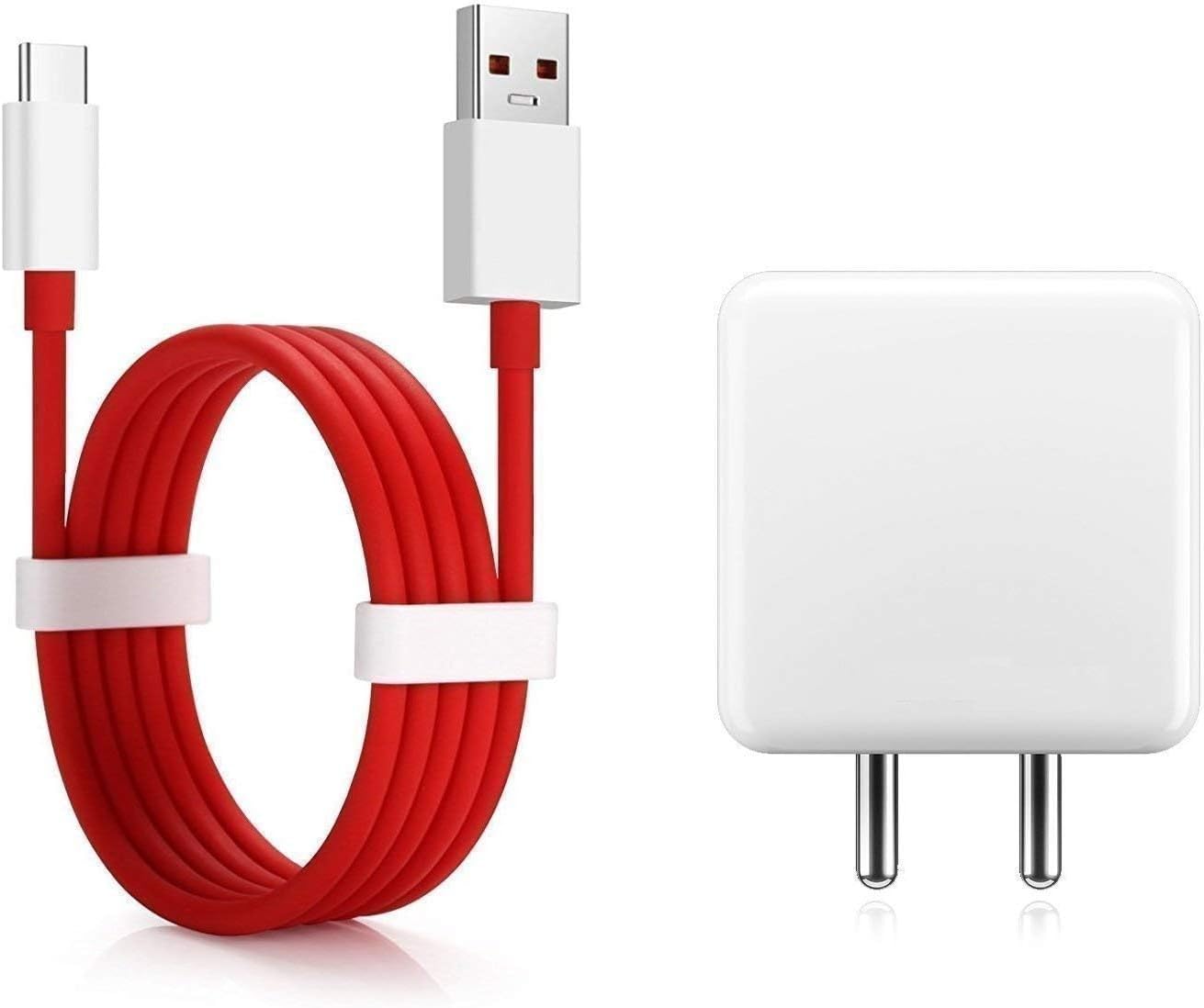 52W Fast Type-C Charger for Doogee S59 Pro Charger Original Adapter Like Mobile Charger QC 3.0 Quick Charger with 1 Meter Type C USB Data Cable (52W,DL-2, Red)