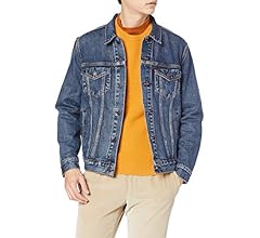 Amazon.co.jp: [リーバイス] デニムジャケット ベーシック メンズ Dark