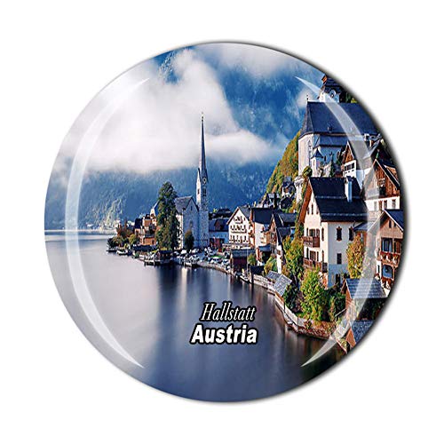 Hallstatt Austria - Imán de cristal Cover