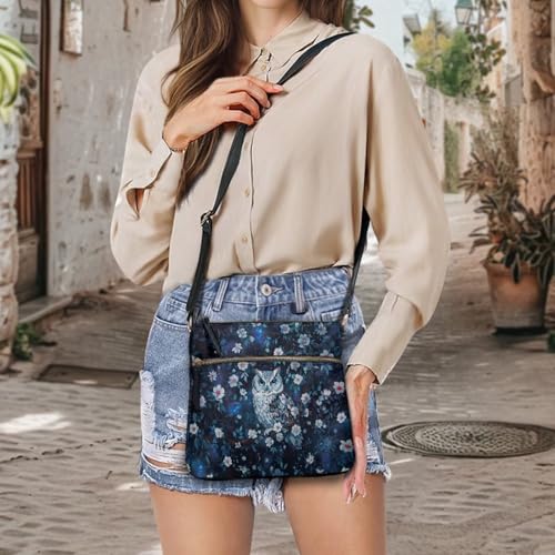 Image of Leather Purses for Women, Leather Hobo Bags for Women Travel Sling Purse Triple Zippered Pockets Shoulder Bag