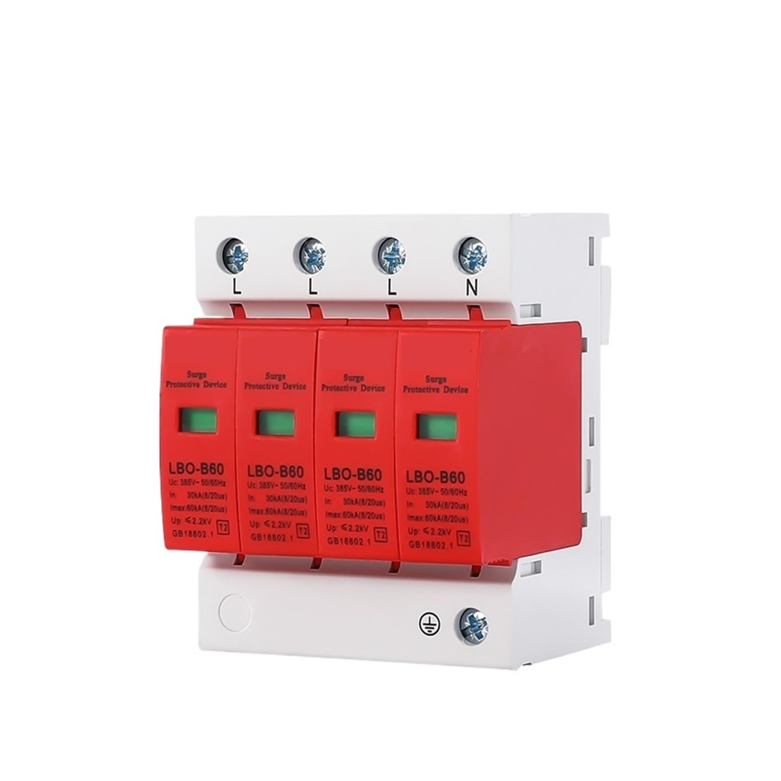 Module de commutation 4P parasurtenseur AC SPD basse tension 385V